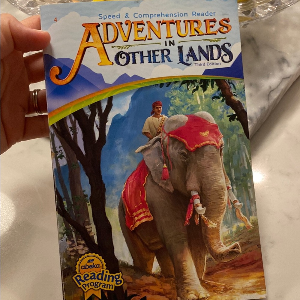 Adventures in Other Lands Abeka A Beka 4 4th grade Reader Reading Book